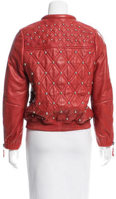 Isabel Marant Leather Embellished Jacket