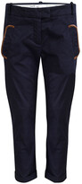 Thumbnail for your product : Chloé Navy Blue Pocket Flap Detail Trousers 10 Yrs
