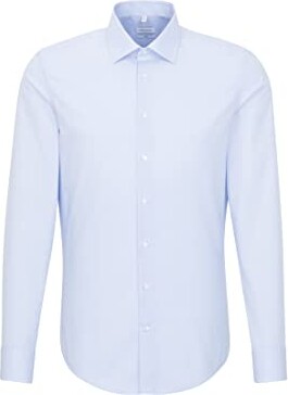 Seidensticker Men's 660020 Slim Fit Long Sleeve Business Shirt