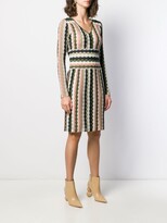 Thumbnail for your product : M Missoni Long-Sleeve Mini Dress