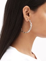 Thumbnail for your product : Paco Rabanne Eight Nano Hoop Earrings - Silver