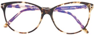 Tom Ford Eyewear Round Frame Glasses
