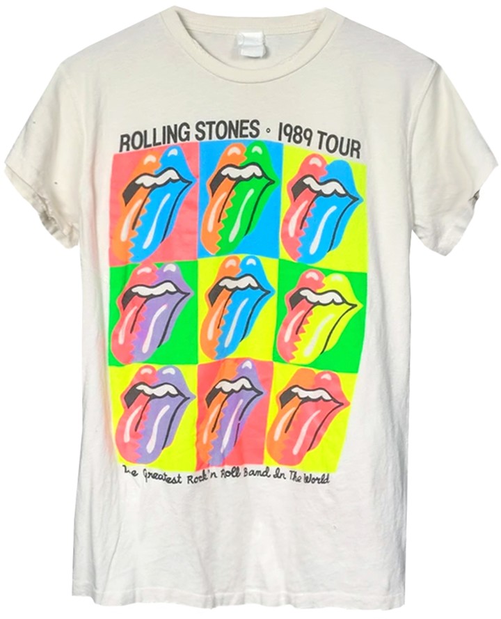 1989 rolling stones tour shirt