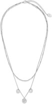 Thumbnail for your product : Sterling Forever Polaris Double Layer Charm Necklace