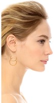 Thumbnail for your product : Kenneth Jay Lane Asymmetrical Hoop Earrings