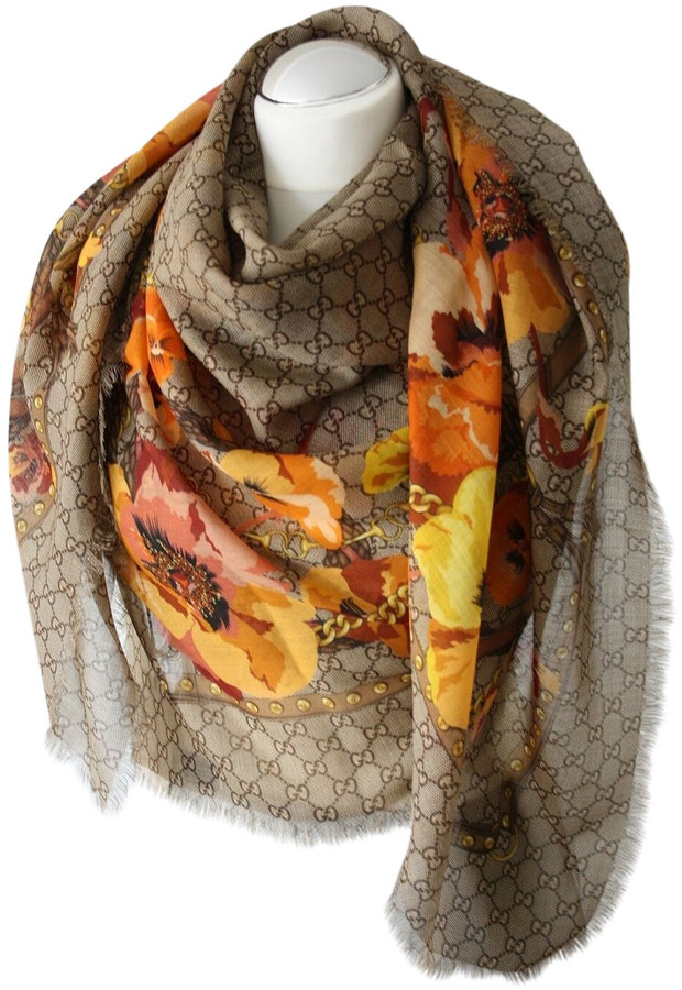 gucci yellow scarf