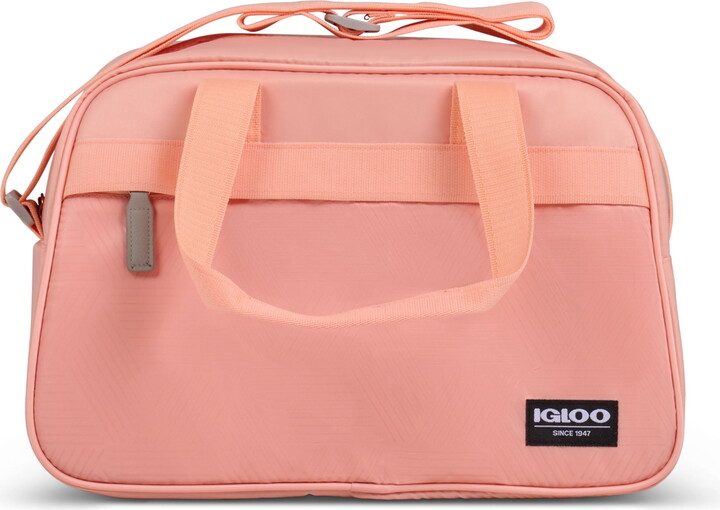 Igloo 15 Can Capacity Laguna for Her Soft Sided Cooler Satchel, Apricot Pink