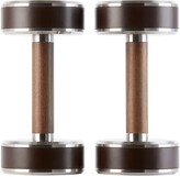 Thumbnail for your product : FYSIK Brown & Silver Nak Dumbbell Set, 15 lb / 6.8 kg