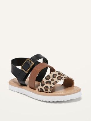old navy leopard sandals