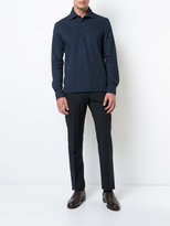 Thumbnail for your product : Isaia long sleeve polo shirt