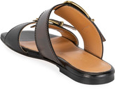 Thumbnail for your product : Dries Van Noten Two-Strap Flat Slide Sandals