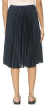 Thumbnail for your product : Theory Pleated Jersey Zeyn Skirt