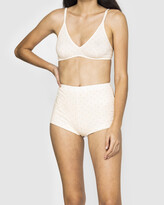Thumbnail for your product : NICO Women's White Lingerie - Marion Boy Short- Spot Print - Size One Size, L at The Iconic
