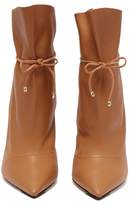 Thumbnail for your product : Jimmy Choo Stitch 100 Drawstring Leather Ankle Boots - Womens - Tan