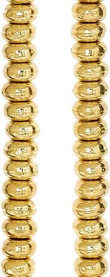 Bead Landing Gold Toned Metal Rondelle Beads
