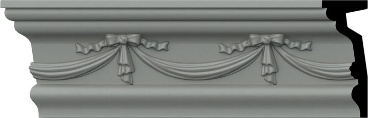 Ekena Millwork 4 1/2"H x 1 3/4"P x 94 1/2"L Federal Chair Rail (2-Pack)