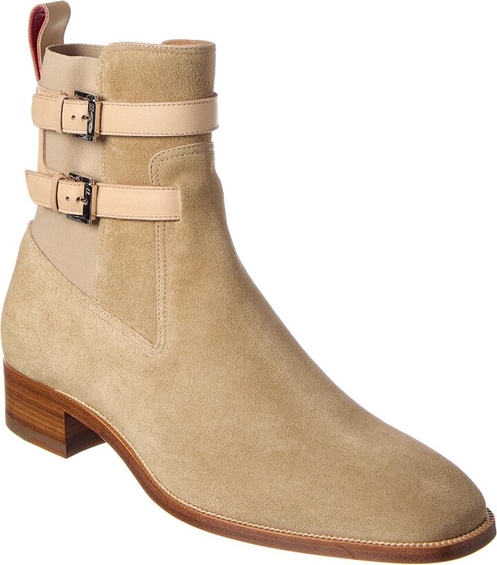 Christian Louboutin Sahni Horse Suede Boot - ShopStyle