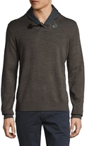 Thumbnail for your product : Toscano Toggle Shawl Collar Sweater