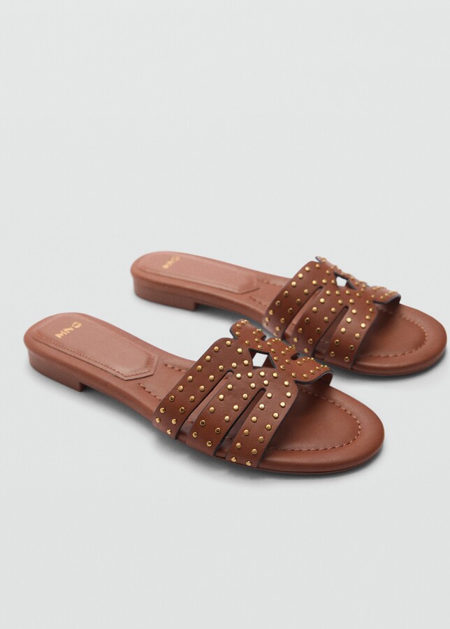 Beaded strap sandal