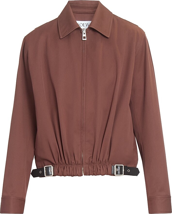 Loewe Women's Belted Jacket - Coffee - Size 2