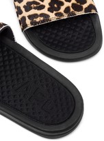 Thumbnail for your product : APL Athletic Propulsion Labs Iconic leopard-print slides