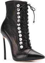 Thumbnail for your product : Casadei crystal-embellished ankle boots