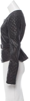 Matthew Williamson Quilted Leather Jacket