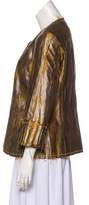 Thumbnail for your product : Lafayette 148 Silk Belted Jacket Gold 148 Silk Belted Jacket