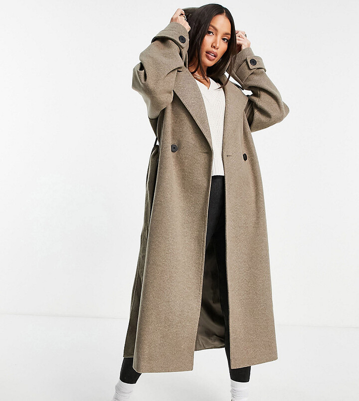 petite slouch coat
