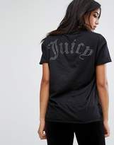 Thumbnail for your product : Juicy Couture Hi Lo T-Shirt With Back Logo