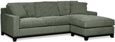 Thumbnail for your product : Clarke Fabric 2-Piece Sectional Sofa: Custom Colors