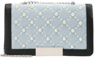 Missguided PEARL QUILTED DENIM CROSS BODY BAG Across body bag blue