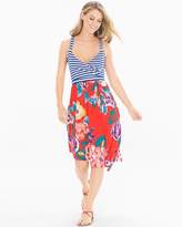 Thumbnail for your product : Soft Jersey Sleeveless Angled Hem Midi Dress