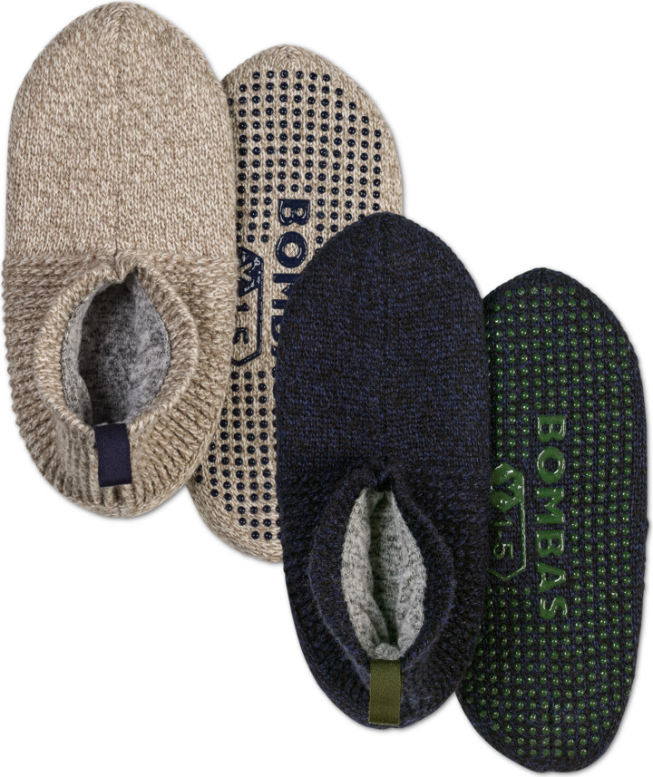 Bombas Youth Gripper Slipper 2-Pack - Navy Taupe Mix - Y1 - Cotton -  ShopStyle Stuffed Animals