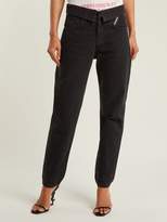 Thumbnail for your product : Atelier Jean Flip Fold Over Jeans - Womens - Black