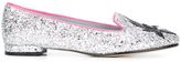 Thumbnail for your product : Chiara Ferragni 'Flirting' glitter slippers