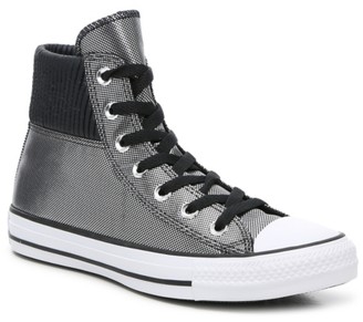 silver high top sneakers womens