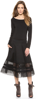 Thumbnail for your product : Donna Karan Suspension Circle Skirt