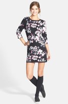 Thumbnail for your product : Fire Print Shift Dress (Juniors)