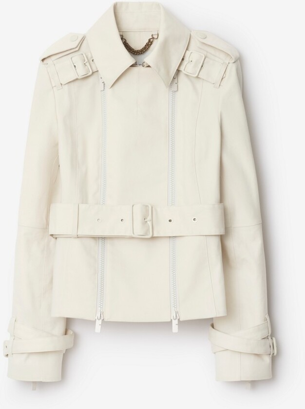 Burberry Bonded Cotton Trench Jacket Size: 0