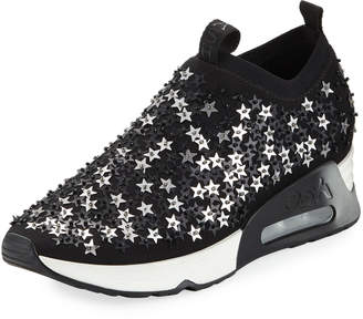Ash Star-Embellished Knit Sneakers