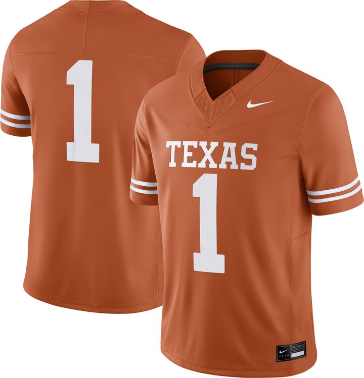 Nike Men's Texas Longhorns Orange Home Limited Jersey, Small