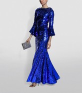 Thumbnail for your product : Alice + Olivia Jae Sequin Gown