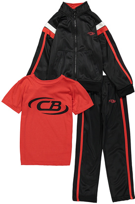 CB Sports Engine Red & Black Windbreaker Set - Boys