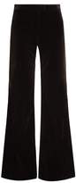 Thumbnail for your product : Goat Countess Wide-leg Stretch-cotton Velvet Trousers - Womens - Black