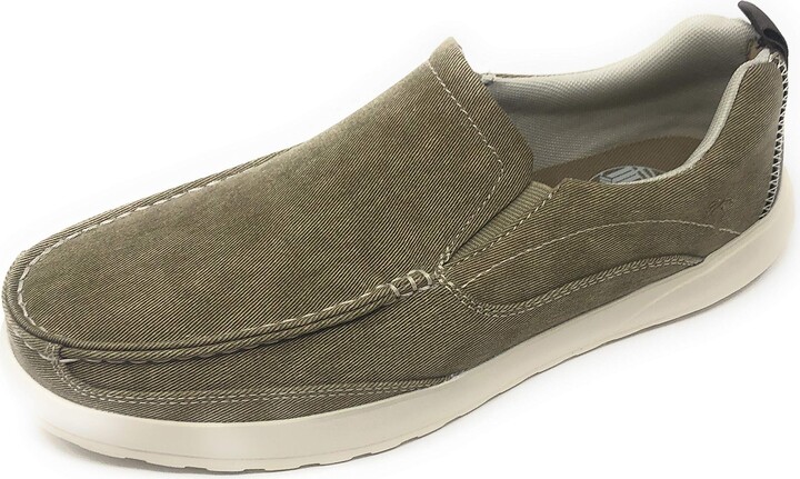 margaritaville footwear men's marina canvas boat shoe