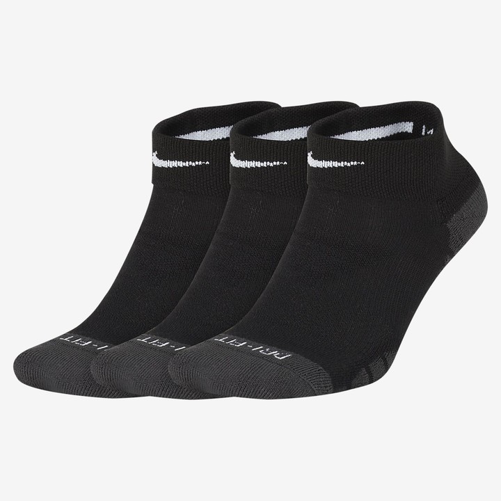 nike socks dri fit black