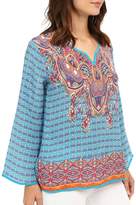 Thumbnail for your product : Tolani Mixed Print Blouse