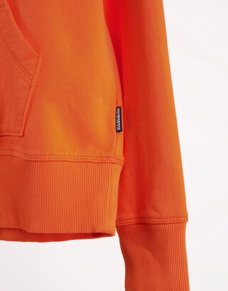 Napapijri Patch hoodie in orange