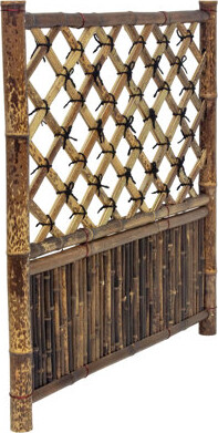 Oriental Furniture 39.5" H x 39.25" W Lattice Room Divider